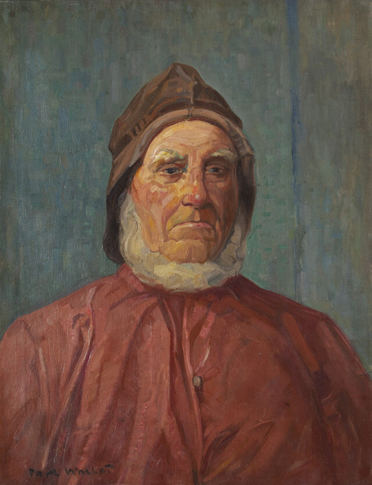 Paul Wallat Fisherman With Sou'wester